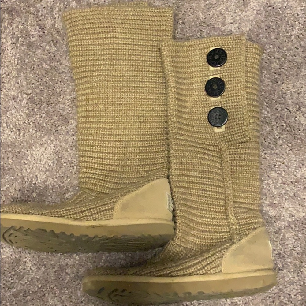Knit UGG boots